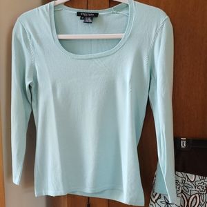 Etcetera outfit. Beautiful blue/brown combo